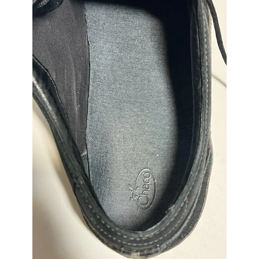 Chaco Men's Black Leather Montrose Lace Oxford Shoes Size 14